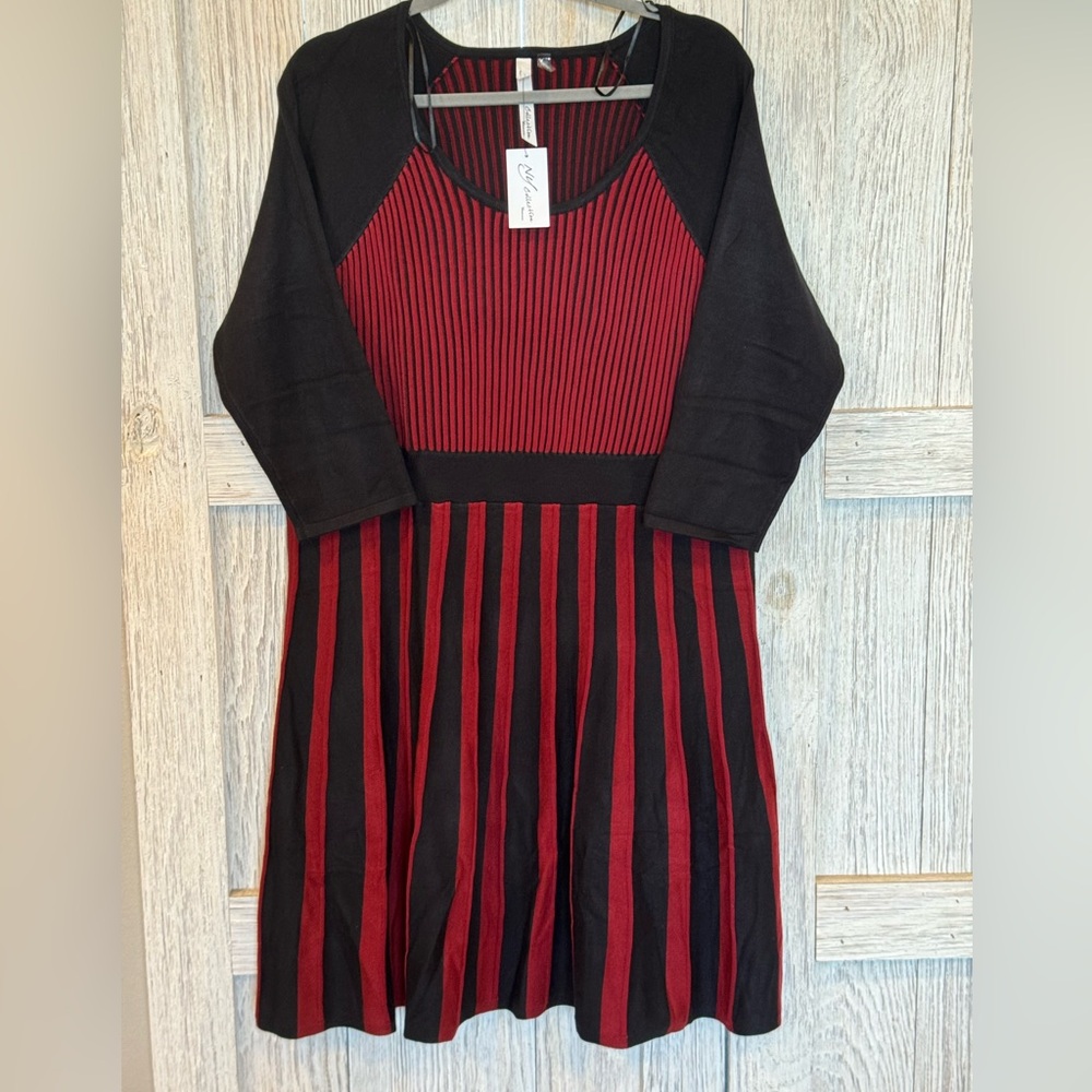 NY Collection Woman Sweater Dress sz 1X. NWT